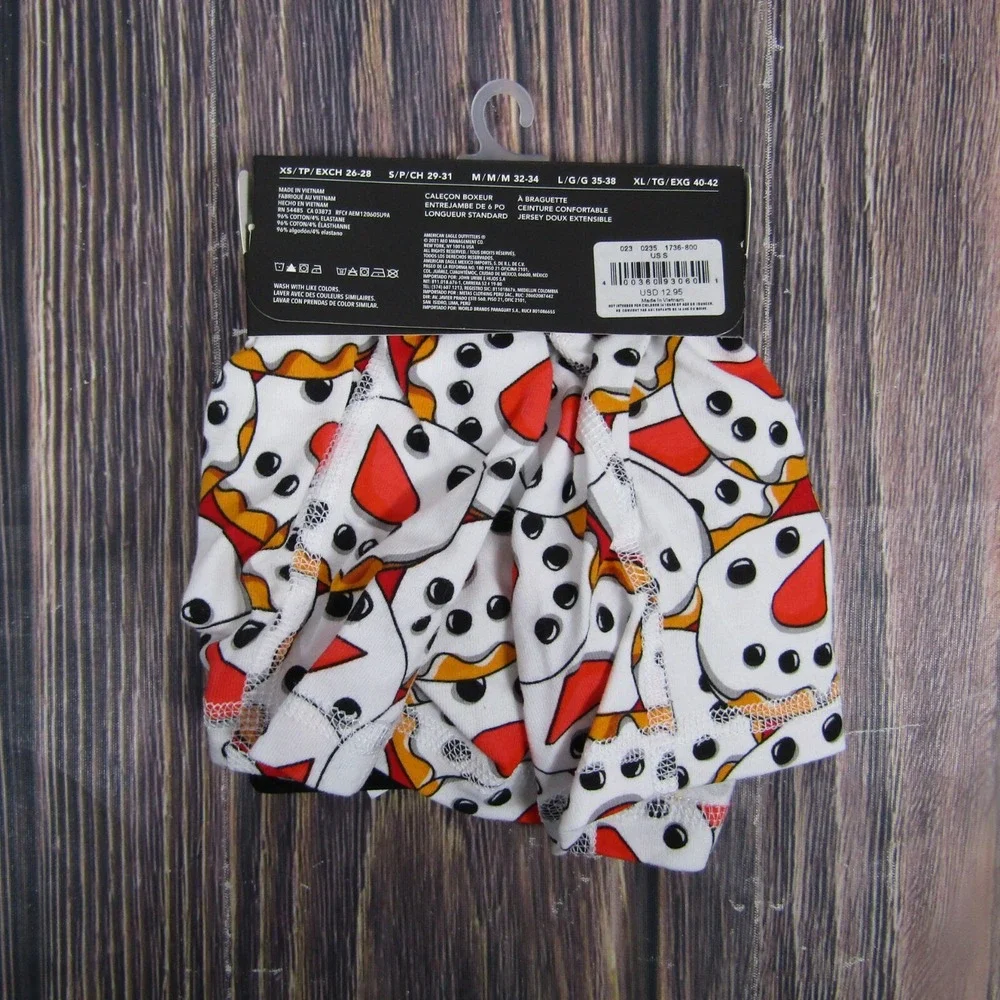 American Eagle NEW Mens Small Boxers‎ White Snowman Holiday Gift Xmas Christmas